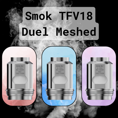 Smok TFV18 Duel Meshed 3/pk