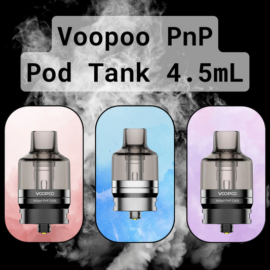 Voopoo PnP Pod Tank (Fits Drag X/S) 1/PK 4.5ml