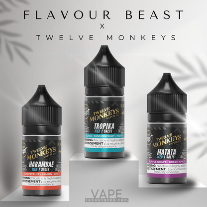 Flavour Beast X Twelve Monkeys E-Liquid 30ml - AB